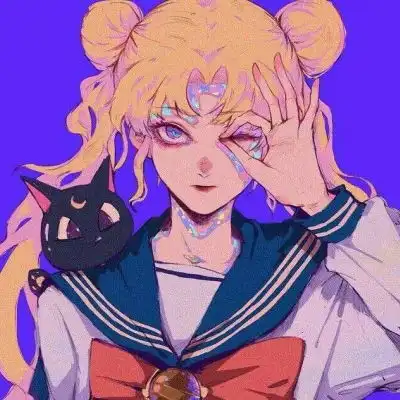 ins原宿风女动漫头像
