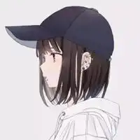 棒球帽女生头像韩范卡通韩范戴棒球帽的女孩头像