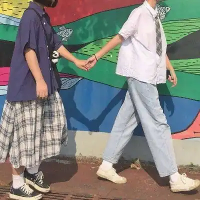 念七小清新部位ins情侣头像