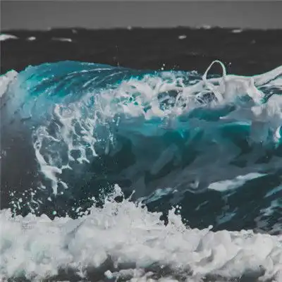 大海自然风景头像,唯美高清汹涌的海浪图片