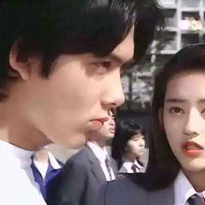 纯欲风可爱的真人情侣头