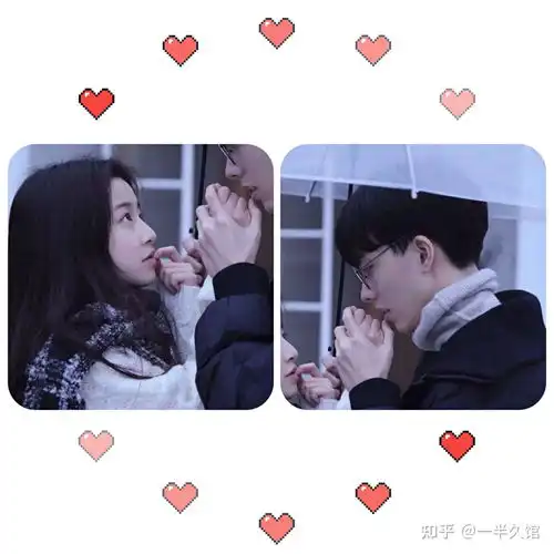 有暖色系真人情侣头像吗