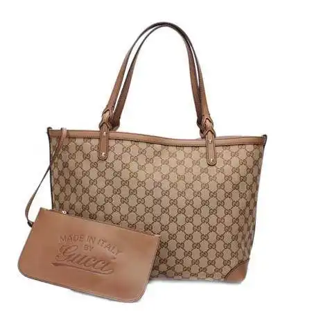 古奇gucci早春新款双g图案帆布craft中号购物袋247209f4cmg8453图片大全邮乐官方网站