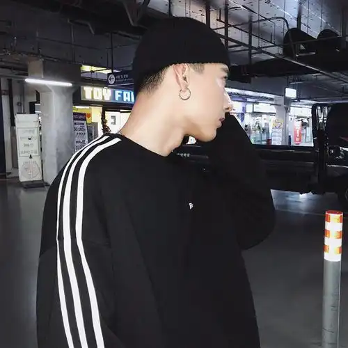 2020春季运动卫衣男学院风学生潮流原宿风bf情侣外套宽松上衣男女