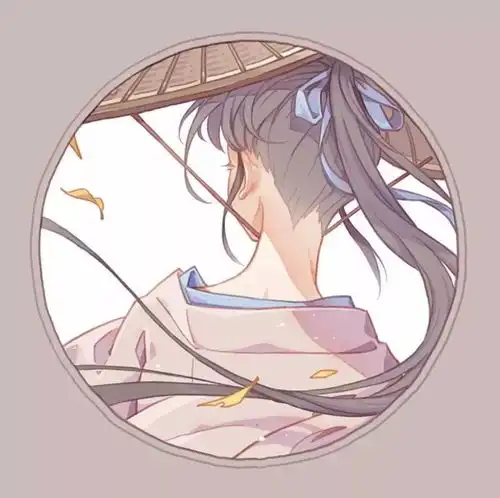 卡通情侣头像微博古风