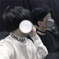 原宿风很酷的情侣头像微信头像图片大全