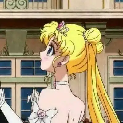 美少女战士情侣头像一对呆萌可爱美少女战士cp头像