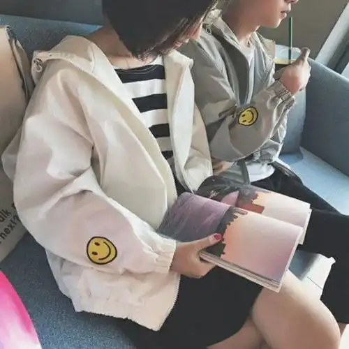 2019男夹克大童男孩初中学生外套青少年学校风衣上衣褂子衣服