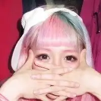 彩色头发原宿风qq女生头像非主流潮女必备