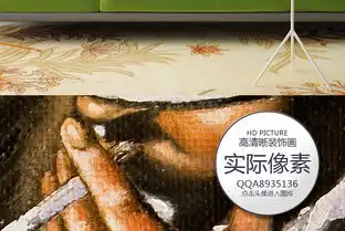 复古抽烟的男人肖像画图片下载人物装饰画大全现代简约装饰画编号16326786