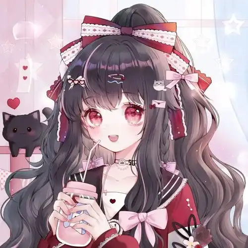 动漫女生头像心只有这么小,应该去记一些重要的东西