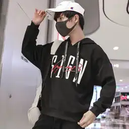 男生卫衣春秋款韩版潮学生宽松bf原宿风情侣ulzzang连帽