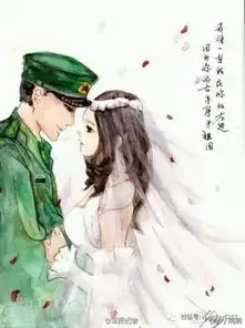 穿婚纱情侣头像一男一女
