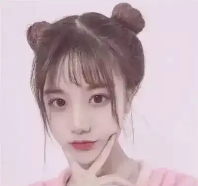 丸子头头像女