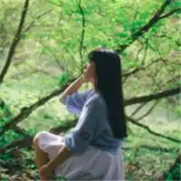 情侣头像森林柔美