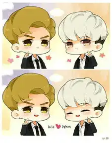 exo图片满漫画全员急