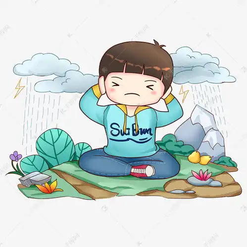 惊蛰捂耳朵的小男孩素材图片免费下载千库网