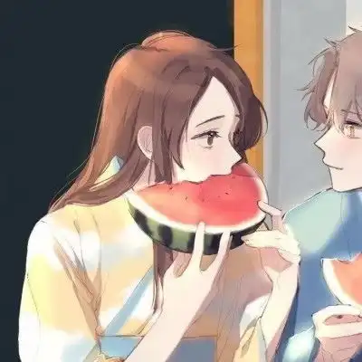 情侣头像可爱卖萌一对抖