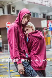 广州休闲国潮情侣装男装女装拍摄影