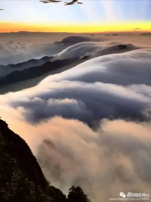 登伏牛山主峰,赏洛阳老君山云海