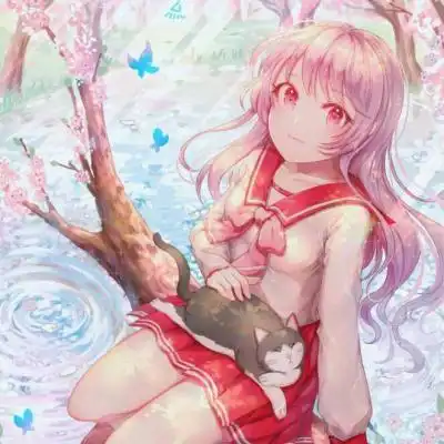 卡通情侣头像微博女生