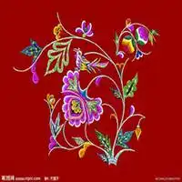 刺绣头像唯美刺绣图案头像微信头像图片大全