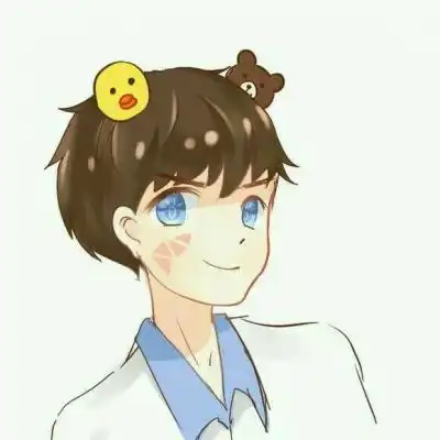 情侣头像一人一半接吻才