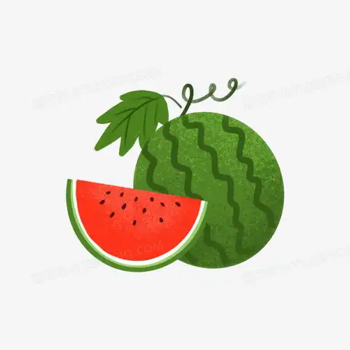 卡通手绘夏日大西瓜免抠png图片素材下载卡通png熊猫办公