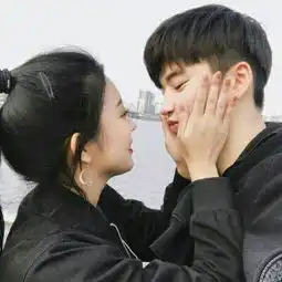 纯欲风可爱的真人情侣头