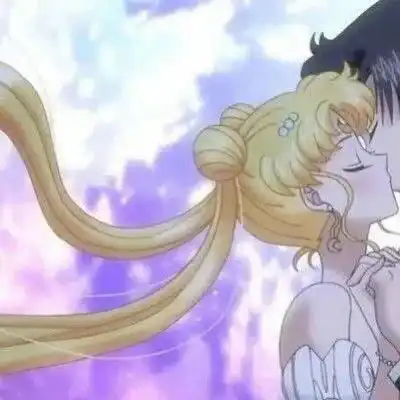 美少女战士情侣头像一对呆萌可爱美少女战士cp头像
