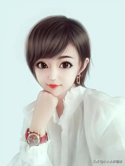 你的头像该换了,真人照片画成漫画头像,高雅气质又减龄