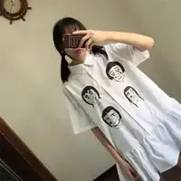 原宿风情侣头像潮动漫女
