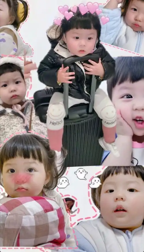高清壁纸谁能拒绝得了丸子妹和大q宝