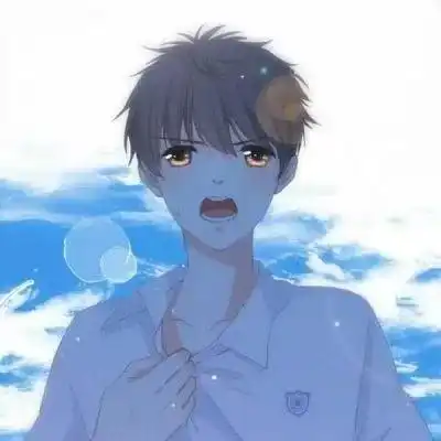 动漫男头这是一个流行离开的世界