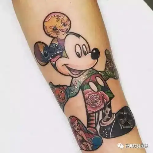 米老鼠纹身素材