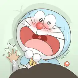 卡通机器猫情侣头像一对两张3