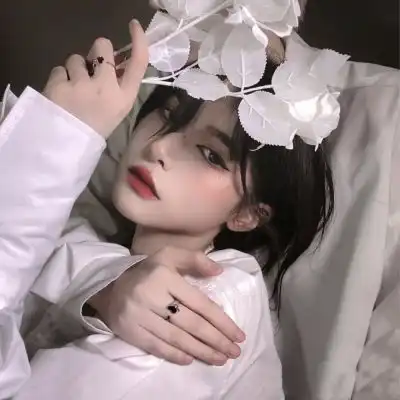 纯欲风可爱的真人情侣头