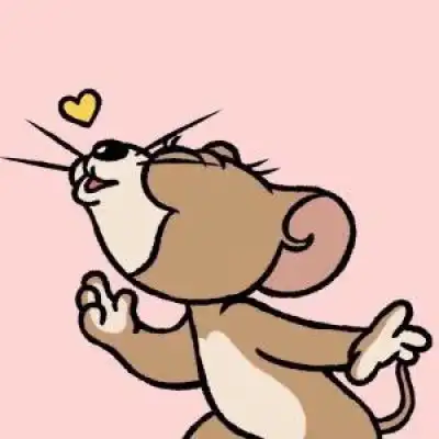 猫和老鼠情侣头像汤姆和杰瑞cp头像高清可爱
