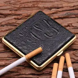 现在流行金属烟盒,让男人递烟狠有面子,秒杀纸质烟盒