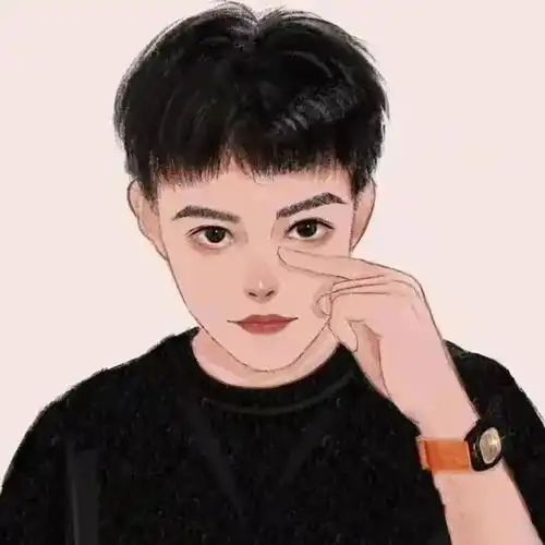 港风情侣头像一男一女情