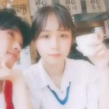 学院风一对情头朦胧美头像