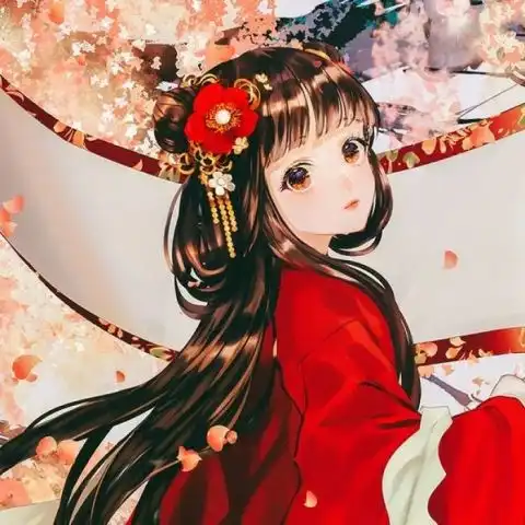 古风动漫头像女戏子风