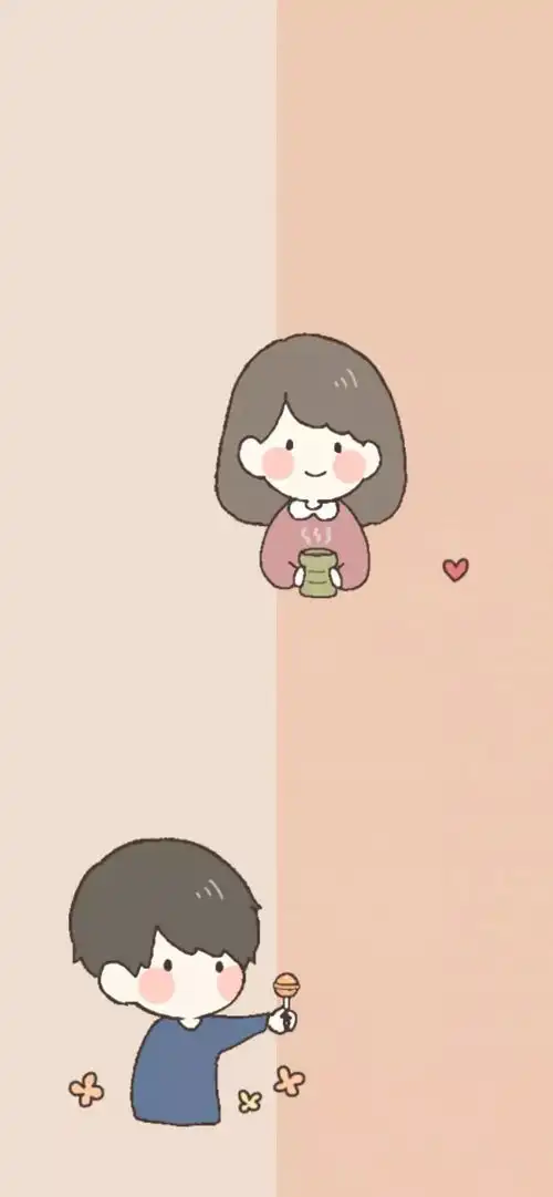 聊天分隔线背景图一人一半,感情不散