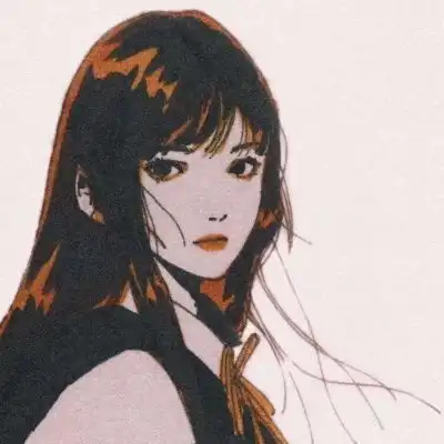手绘校服系列女头
