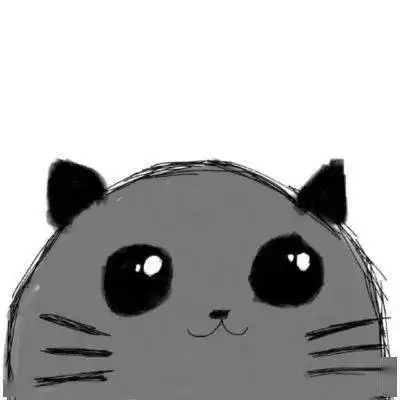 猫卡通头像情侣头像猫吃