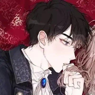 动漫情侣头像一对摸头