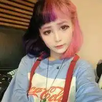 原宿风情侣头像潮女生