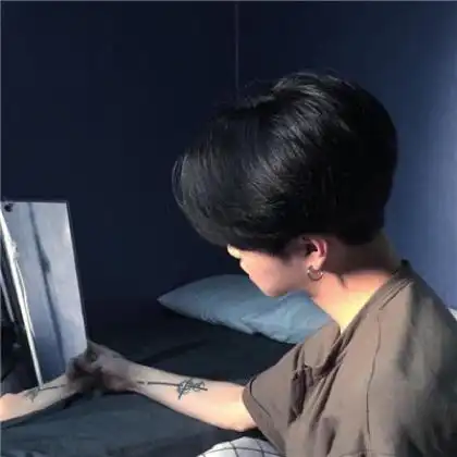 男人专用头像图片烟男子