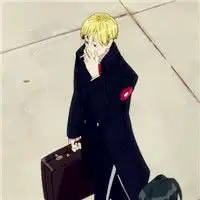 复古头像男抽烟动漫