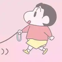 绳子拉着柴犬情侣头像牵着柴犬的情侣头像一对